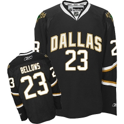 Brian Bellows Reebok Dallas Stars Premier Black NHL Jersey