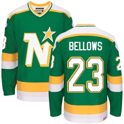 Brian Bellows CCM Dallas Stars Authentic Green Throwback NHL Jersey