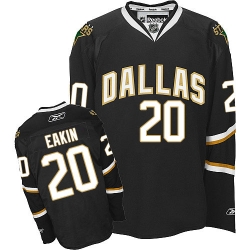 Cody Eakin Reebok Dallas Stars Authentic Black NHL Jersey