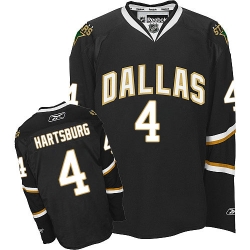 Craig Hartsburg Reebok Dallas Stars Authentic Black NHL Jersey