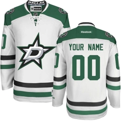 Reebok Dallas Stars Customized Authentic White Away NHL Jersey