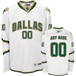 Reebok Dallas Stars Customized Authentic White Third NHL Jersey