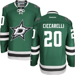 Dino Ciccarelli Reebok Dallas Stars Authentic Green Home NHL Jersey