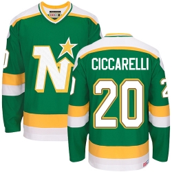 Dino Ciccarelli CCM Dallas Stars Authentic Green Throwback NHL Jersey