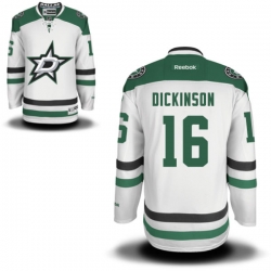 Jason Dickinson Reebok Dallas Stars Authentic White Away Jersey