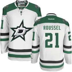 Antoine Roussel Reebok Dallas Stars Authentic White Away NHL Jersey