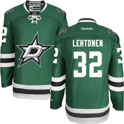 Kari Lehtonen Reebok Dallas Stars Authentic Green Home NHL Jersey