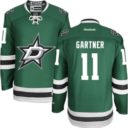 Mike Gartner Reebok Dallas Stars Premier Green Home NHL Jersey