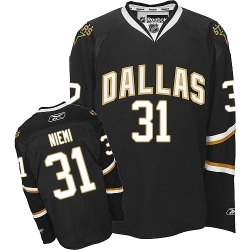 Antti Niemi Reebok Dallas Stars Authentic Black NHL Jersey