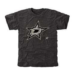 NHL Dallas Stars Black Rink Warrior Tri-Blend T-Shirt