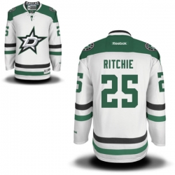 Brett Ritchie Youth Reebok Dallas Stars Authentic White Away Jersey