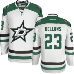 Brian Bellows Reebok Dallas Stars Authentic White Away NHL Jersey