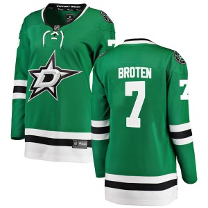 Neal Broten Women's Fanatics Branded Dallas Stars Breakaway Green Home Jersey