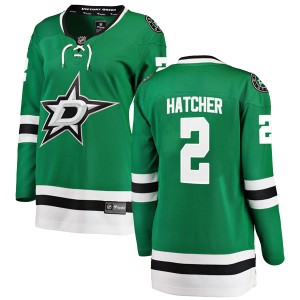 Derian Hatcher Women's Fanatics Branded Dallas Stars Breakaway Green Home Jersey