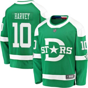 Todd Harvey Men's Fanatics Branded Dallas Stars Breakaway Green 2020 Winter Classic Jersey
