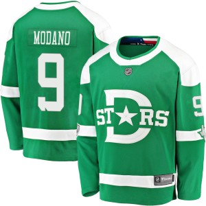 Mike Modano Men's Fanatics Branded Dallas Stars Breakaway Green 2020 Winter Classic Jersey