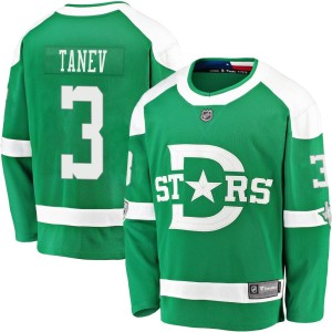 Chris Tanev Men's Fanatics Branded Dallas Stars Breakaway Green 2020 Winter Classic Player Jersey
