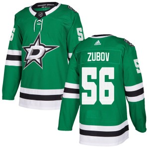 Sergei Zubov Youth Adidas Dallas Stars Authentic Green Home Jersey