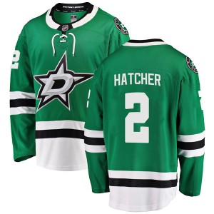 Derian Hatcher Men's Fanatics Branded Dallas Stars Breakaway Green Home Jersey