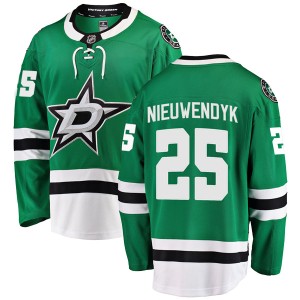 Joe Nieuwendyk Men's Fanatics Branded Dallas Stars Breakaway Green Home Jersey