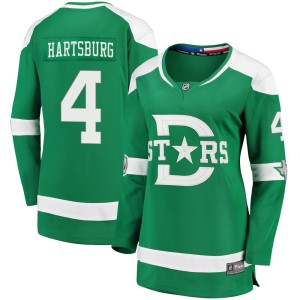 Craig Hartsburg Women's Fanatics Branded Dallas Stars Breakaway Green 2020 Winter Classic Jersey