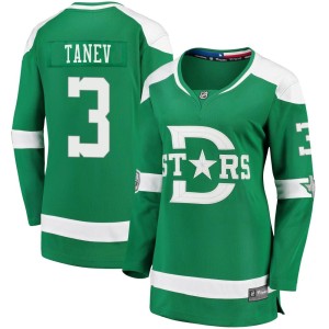 Chris Tanev Women's Fanatics Branded Dallas Stars Breakaway Green 2020 Winter Classic Player Jersey