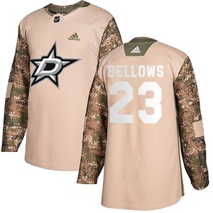 Brian Bellows Youth Adidas Dallas Stars Authentic Camo Veterans Day Practice Jersey
