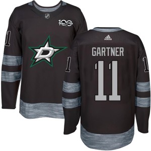 Mike Gartner Youth Dallas Stars Authentic Black 1917-2017 100th Anniversary Jersey