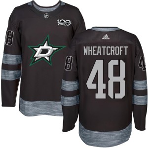 Chase Wheatcroft Youth Dallas Stars Authentic Black 1917-2017 100th Anniversary Jersey