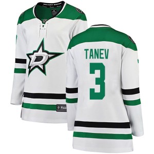 Chris Tanev Women's Fanatics Branded Dallas Stars Breakaway White Away Jersey