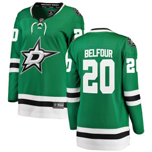 Ed Belfour Women's Fanatics Branded Dallas Stars Breakaway Green Home Jersey