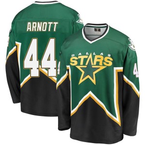 Jason Arnott Men's Fanatics Branded Dallas Stars Premier Green/Black Breakaway Kelly Heritage Jersey