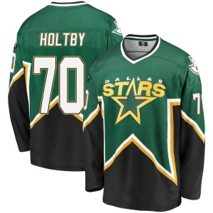Braden Holtby Men's Fanatics Branded Dallas Stars Premier Green/Black Breakaway Kelly Heritage Jersey