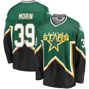 Travis Morin Men's Fanatics Branded Dallas Stars Premier Green/Black Breakaway Kelly Heritage Jersey