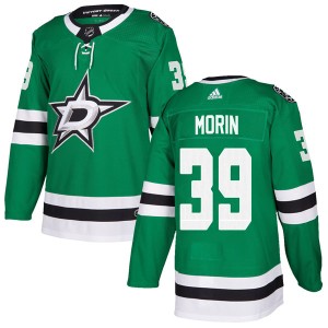 Travis Morin Men's Adidas Dallas Stars Authentic Green Home Jersey