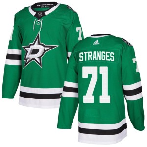 Antonio Stranges Men's Adidas Dallas Stars Authentic Green Home Jersey