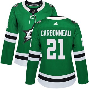 Guy Carbonneau Women's Adidas Dallas Stars Authentic Green Home Jersey