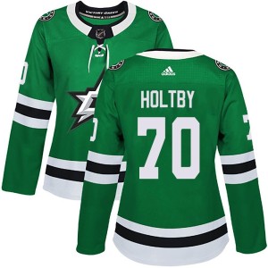 Braden Holtby Women's Adidas Dallas Stars Authentic Green Home Jersey