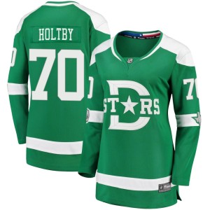 Braden Holtby Women's Fanatics Branded Dallas Stars Breakaway Green 2020 Winter Classic Player Jersey