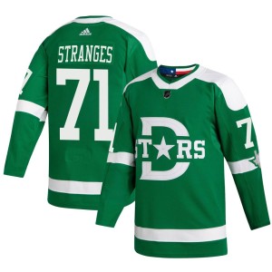 Antonio Stranges Youth Adidas Dallas Stars Authentic Green 2020 Winter Classic Player Jersey