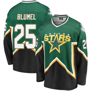 Matej Blumel Youth Fanatics Branded Dallas Stars Premier Green/Black Breakaway Kelly Heritage Jersey