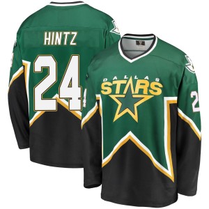 Roope Hintz Youth Fanatics Branded Dallas Stars Premier Green/Black Breakaway Kelly Heritage Jersey